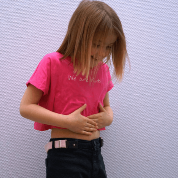 ceinture elastique pour enfant couleur rose